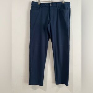 Lululemon Men's Classic-Fit Trouser navy blue  Pants 36